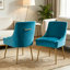 Chaise d'appoint en velours Magallanes-821885317
