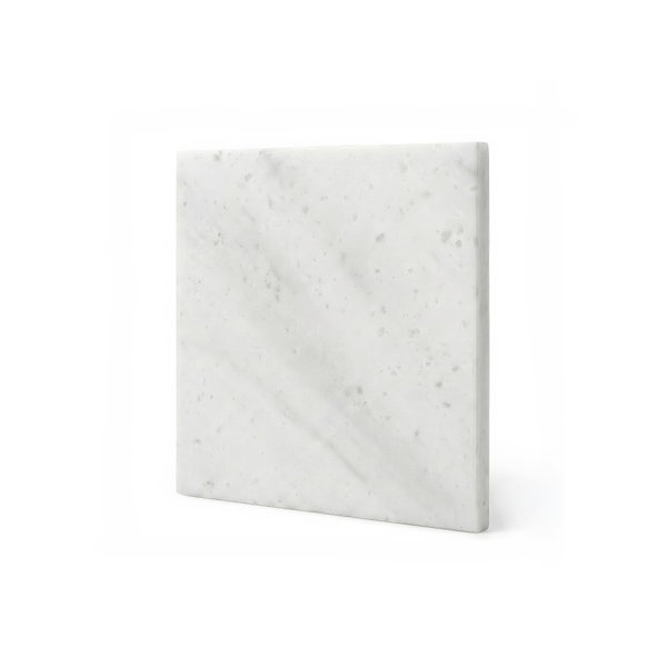 8X8' Glacier White Marble Wall & Floor Tile