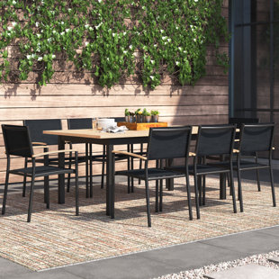 Outdoor 9 Piece Dining Set - Wayfair Canada