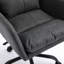 Cuir artificiel, cuir synthétique, base noire, hauteur réglable, convient au bureau, à la chambre à coucher, à la coiffeuse et à d'autres environnements. Une chaise de bureau-1234715780-1234715781