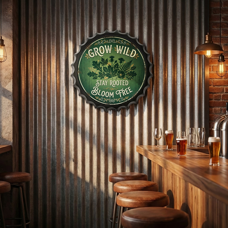Grow Wild Bottle Caps