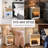 Scandi Nightstands with LED & Power Outlets(Set of 2)
