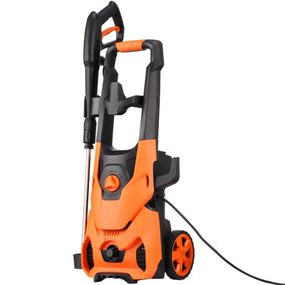 Nettoyeur haute pression électrique, Max 4200 PSI et 2,8 GPM, machine de nettoyage à haute pression avec 4 buses à connexion rapide et un canon à mousse, idéal pour les voitures / clôtures / allées / patios / nettoyage à domicile