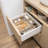 7-Piece Braided Polyester Drawer Divider Set - Beige-121303180