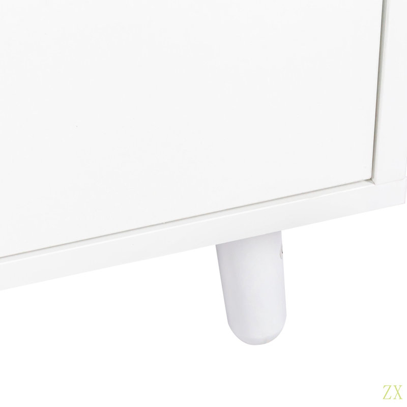 Grande armoire huche de cuisine l 63 po, armoire de rangement autoportante avec 4 portes, 4 tiroirs et tablette à micro-ondes