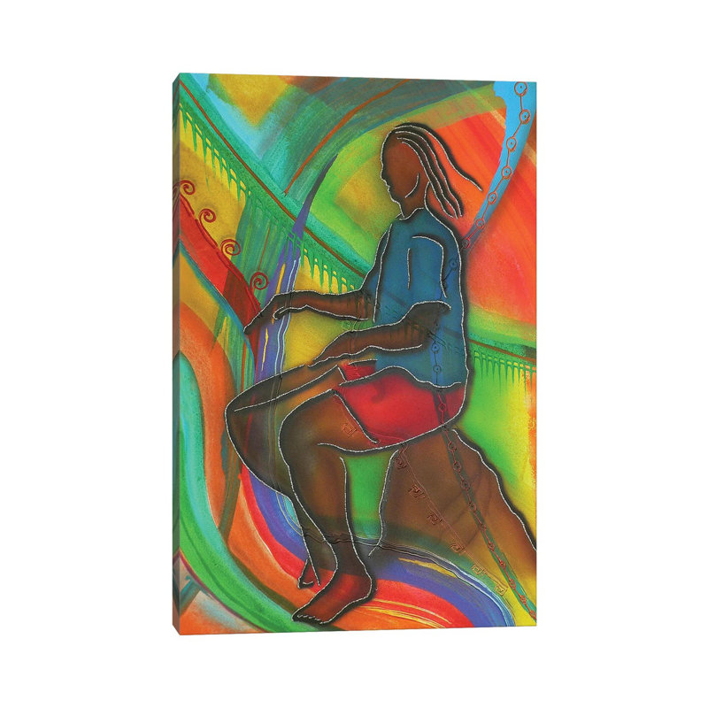 Bongo Man 1 Piece Wrapped Canvas Painting, 45.72cm H x 30.48cm W x 1.905cm D