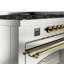 ILVE Nostalgie II 60 Dual Fuel Range, 9 Burners, Griddle-233756768-233756744