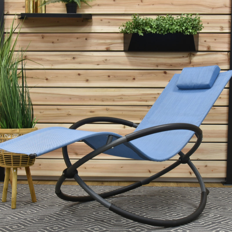 Chaise longue orbitale, Bleu