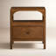 Table de chevet en bois massif Kaela-182546062