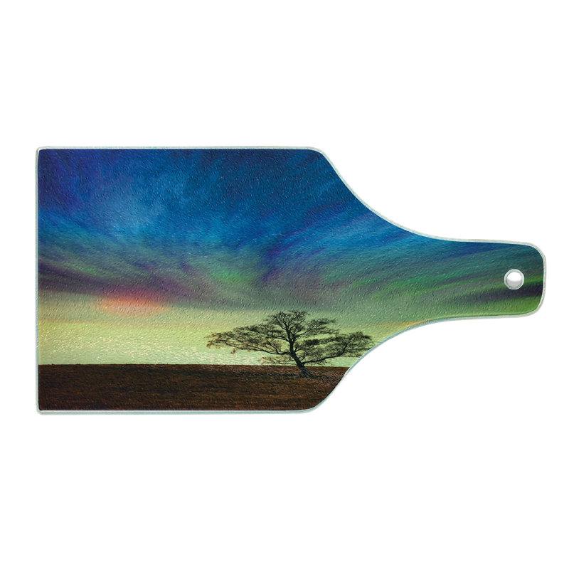 Planche à découper en verre trempé Ambesonne