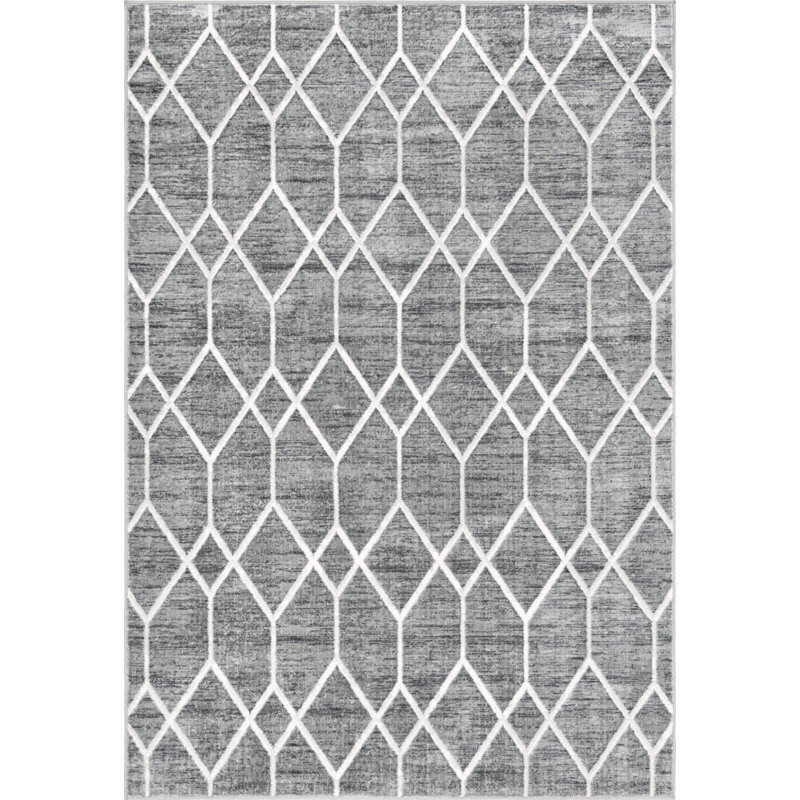 Patrie Geometric Indoor Rug, Rectangle 6'1" x 9'