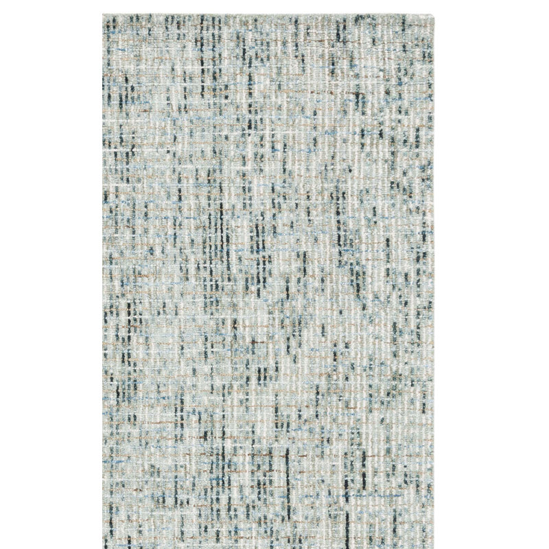 Winonah Tufted Wool Pile Performance Abstract Rug, Rectangle 5' x 8'