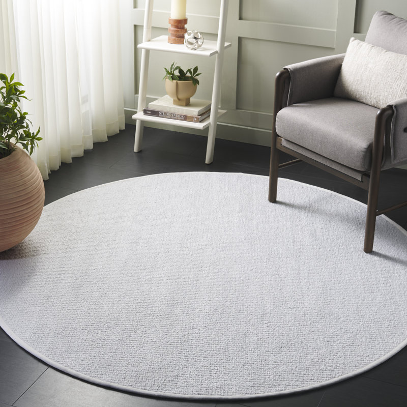 Siordia Hand Tufted Performance Rug, Round 6'