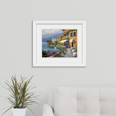 « Seaside Bistro Cafe » par Sung Kim, reproduction d'art