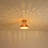 Cavello 1-Light Dimmable Woven Rattan Cone Flush Mount Ceiling Light
