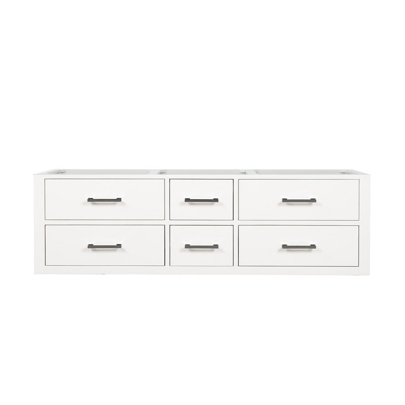 Castor 60 in W x 22 in D Double Bath Vanity, White