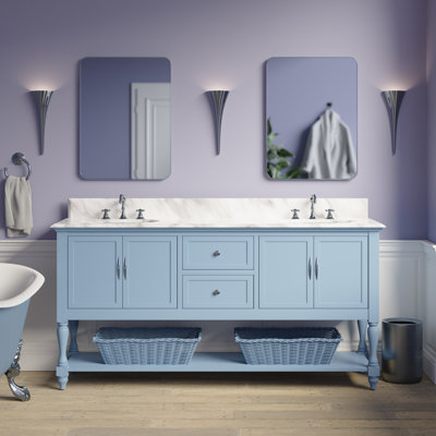 Ensemble de meuble-lavabo double 72 po Hampton