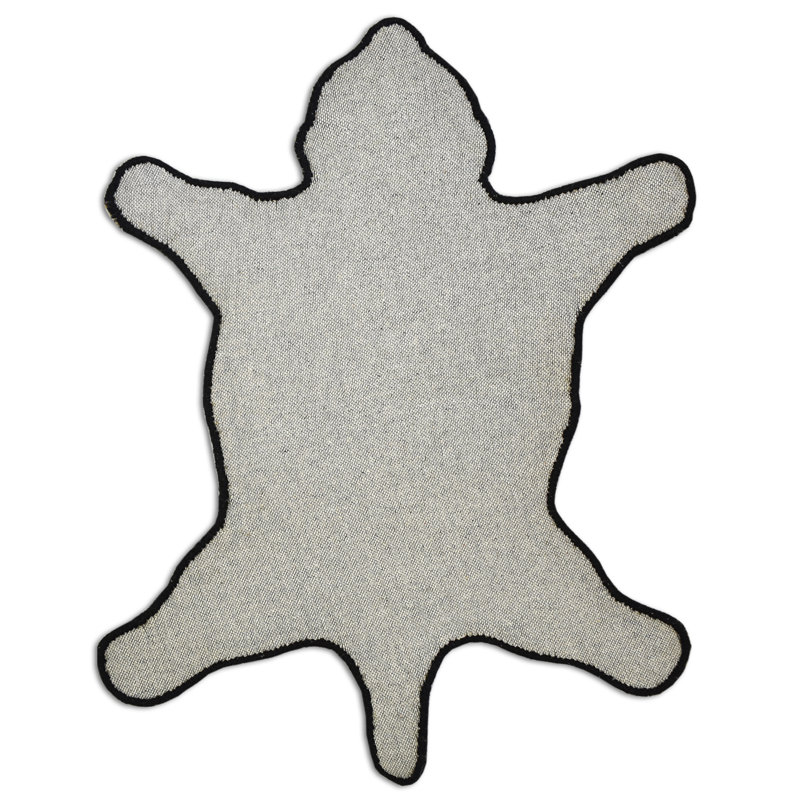 Sandon Wool Animal Print Indoor Rug, Novelty 4' x 6'