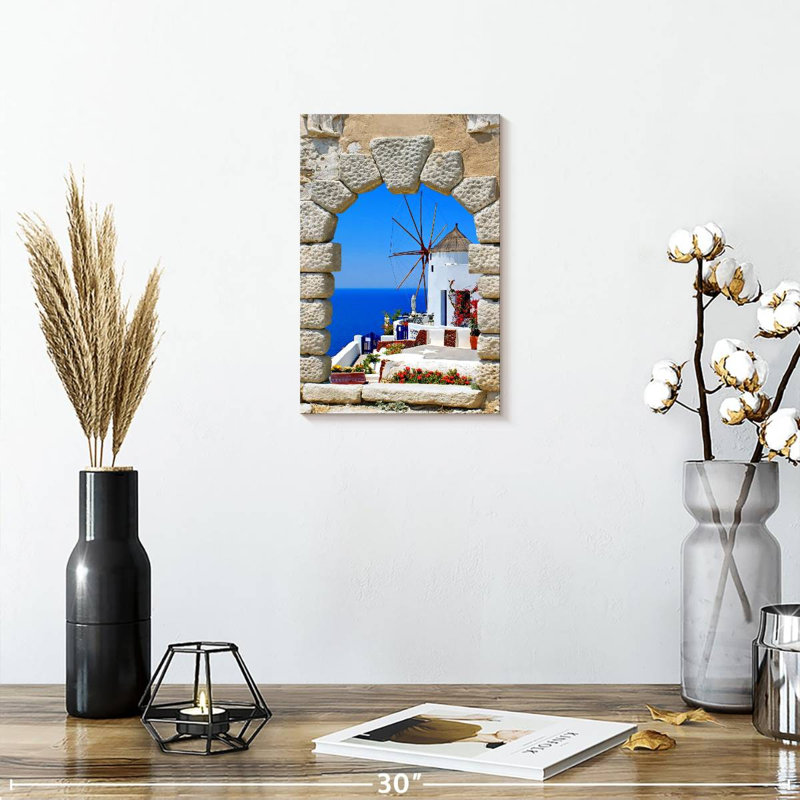 Gillard Window Windmill View, 12" H x 8" W