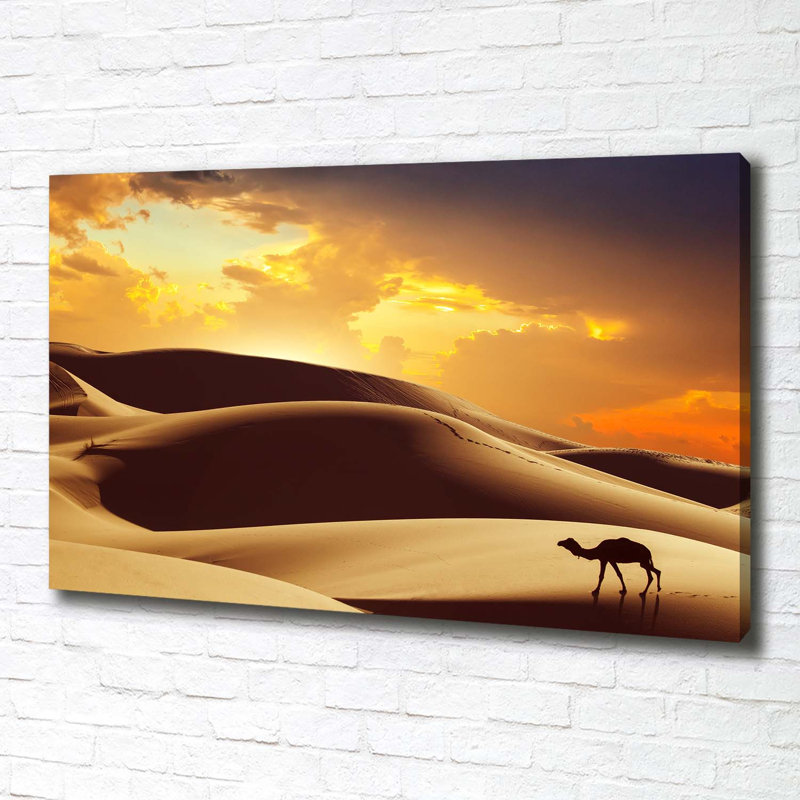 Sahara's Camel - Wrapped Canvas Print