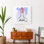 Watercolor Rocket - Wrapped Canvas Painting