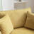 46.3 Inch Oversized Chenille Armchair, Comfy Chair and a Half Single Sofa with Pillow, Yellow-979075242