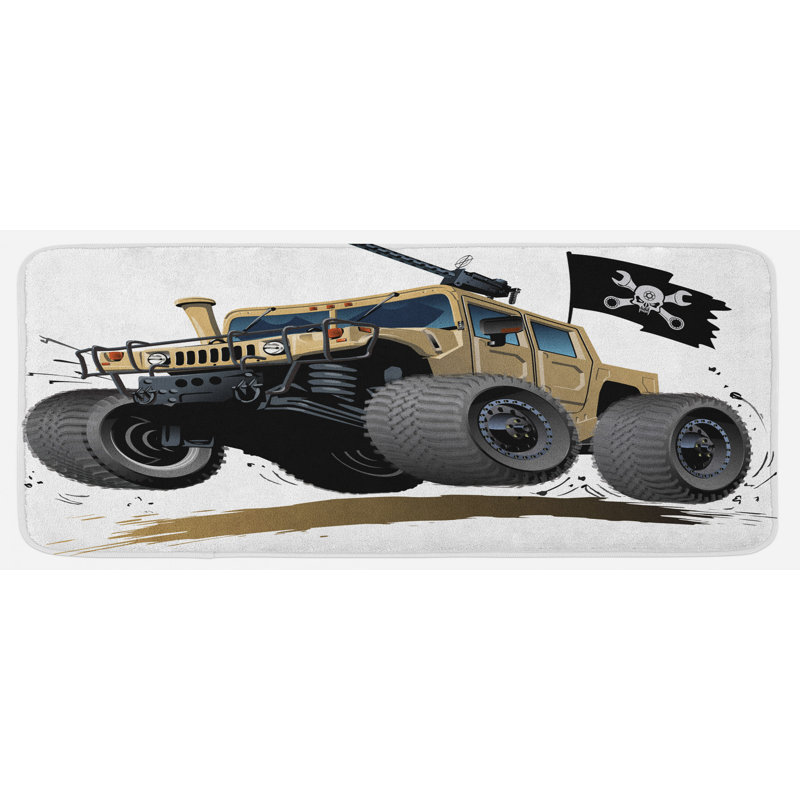 Tapis de cuisine cars