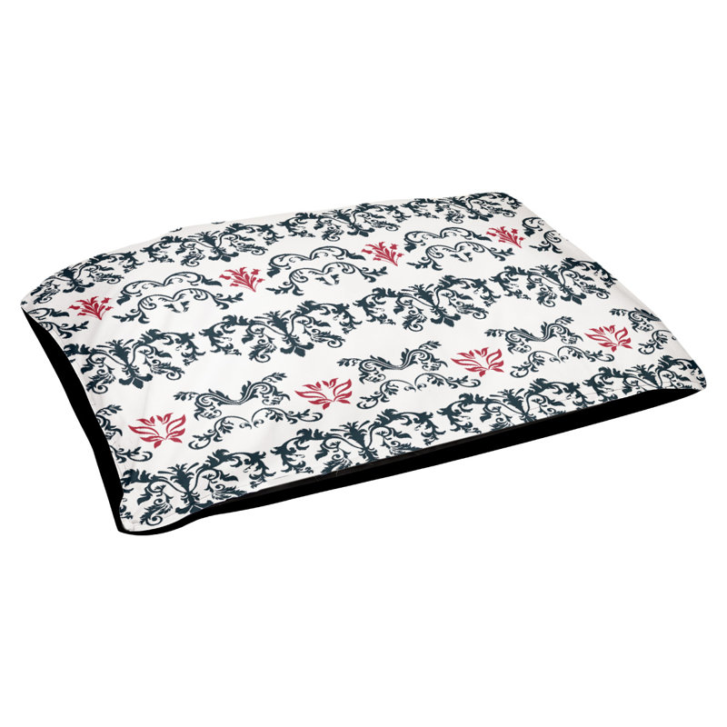 Lit pour chat Houston Houston, Taille petite - L 19,5 po x l 29,5 po, Blanc / noir / rouge / noir