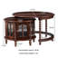 Ensemble de 2 tables basses gigognes