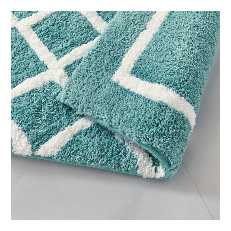Reversible High Pile Tufted Microfiber Bath Rug