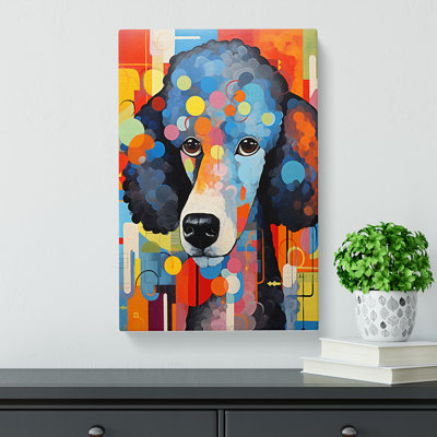 Poodle Constructivism No.2 - Wrapped Canvas