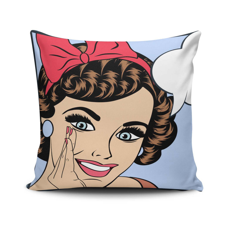 Housse de coussin Eriny, 17 x 17 pouces, 50% coton / 50% polyester | Lavable à la machine à 104 ° F, repassable, fermeture à glissière dissimulée | Parfait pour le salon, la chambre à coucher et la décoration intérieure élégante