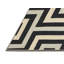 Tapis géométrique noir / beige-784018642