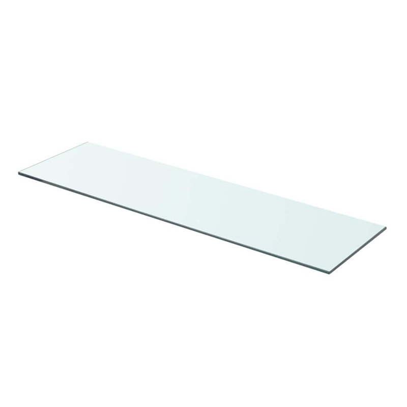 Tablette en verre, H 0,31 po x l 27,6 po x P 7,9 po