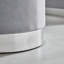 Files Velvet Upholstered Accent Dressing Table Stool - Contemporary Chrome Style-2116736173-2116685233