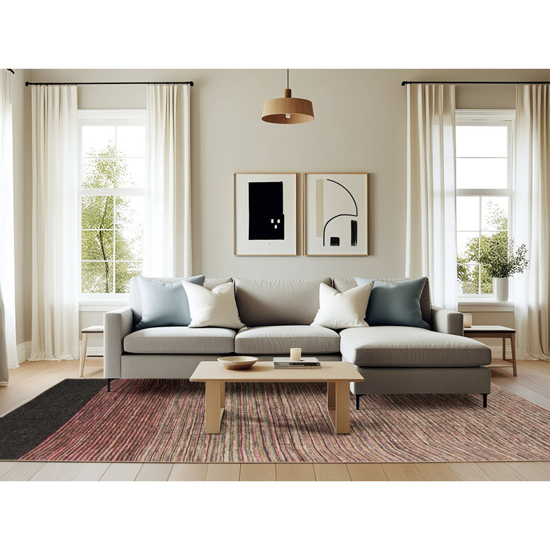 Abstract Indoor Rug, Rectangle 6' x 9'