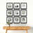 Sylbia 12" x 12" Wall Mount Matted Picture Frame - (Set of 9)