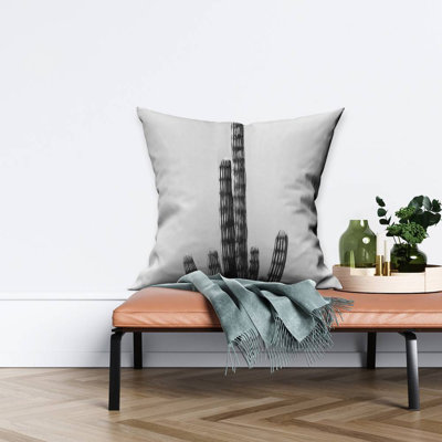 Cactus Botanical Office Poly Twill Throw for Home Decor