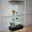 Vitrine moderne en verre avec lumières DEL-663844873
