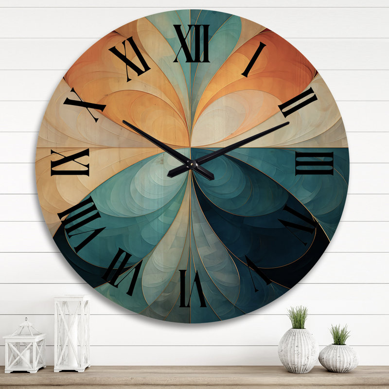 Horloge murale Contemplating Divinity Circular Harmony I, Très grand