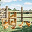 3 boîtes de nidification séparées pour poulets, boîte de nidification murale pour poulets, collection Easy Egg