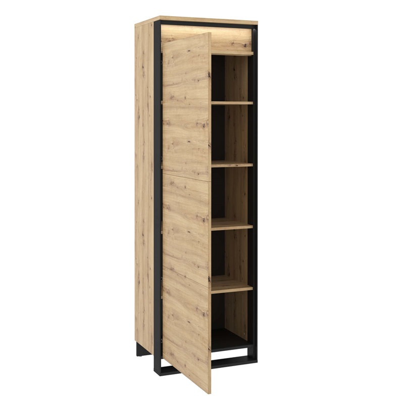 Caputo 1 Door Manufactured Wood Wardrobe