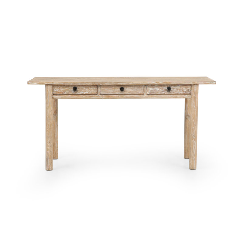 Griffith Solid Wood Writing Desk, Natural