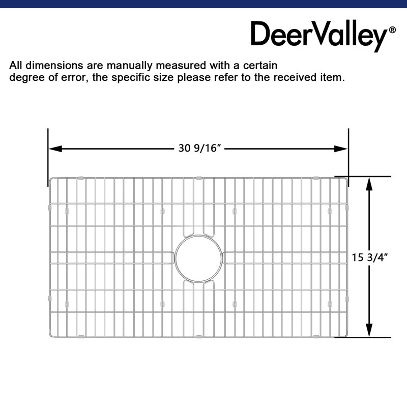 30.59" x 15.75" Sink Grid