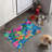 Chic Grad Cap Art - 1 Piece Bone Shape Feeding Mat