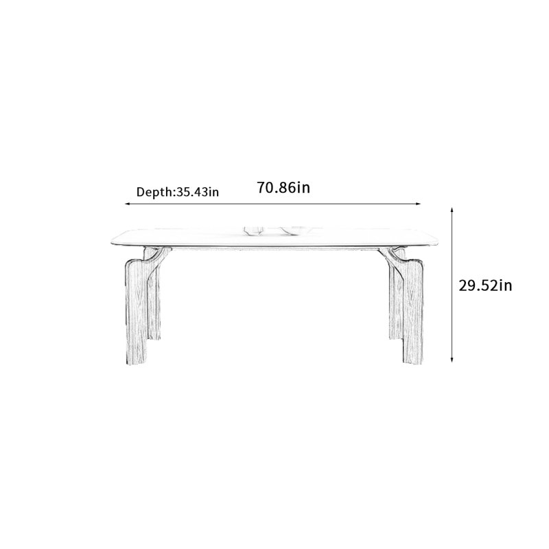 Masayasu, 29.52"H x 70.86"L x 35.43"W