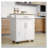 32.75" Rolling Kitchen Island Cart with Drawer and Cabinet-1057062680