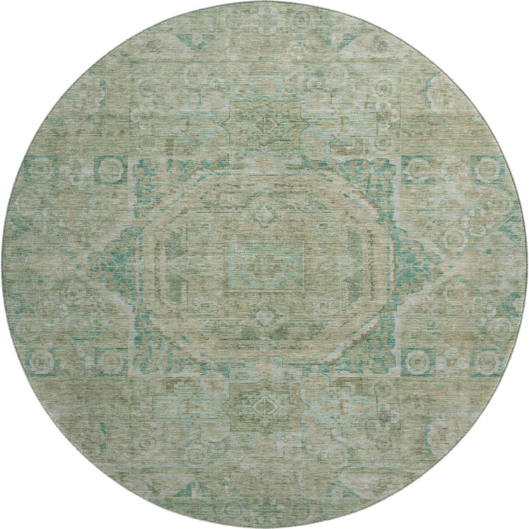 Premium Machine Washable Lubbers AMF1743 Global Rug