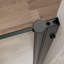 Bifold Swing Double Glass Panel Shower Door 30 In.W X 72 In.H,Adjustable Frameless Shower Door With 1/4 Inch Clear Tempered Glass,Matte Black Hardwares