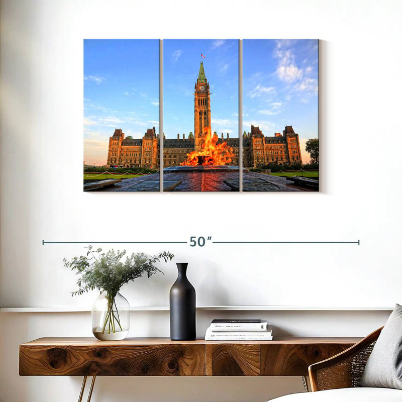 Centennial Flame, 24" H x 38" W